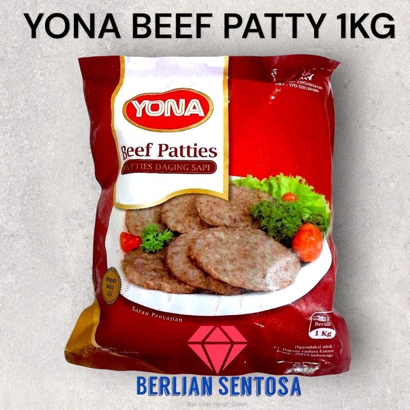 

yona beef patties patty 1kg