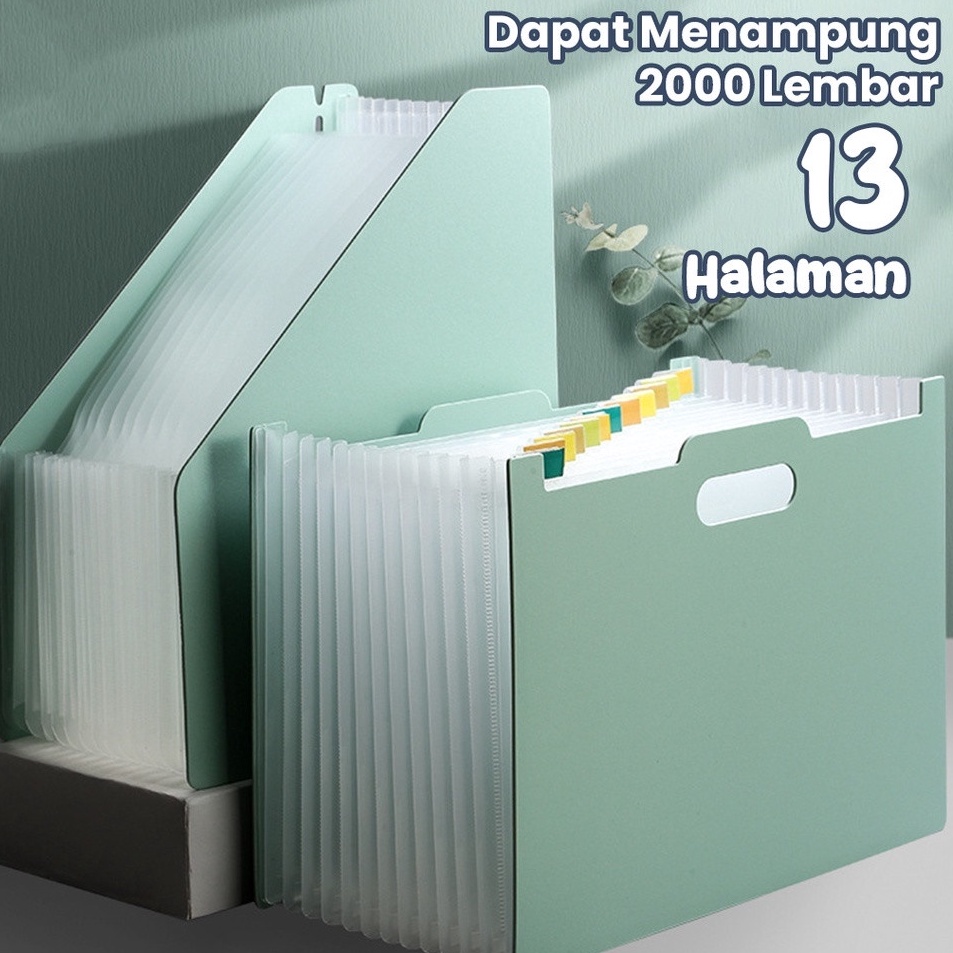 

Standing file A4 File folder document bag Tas dokumen file 13 sekat