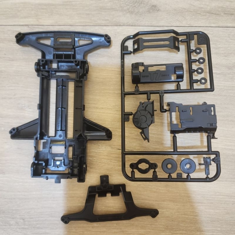 CHASSIS SUPER TZ TAMIYA GEARBOX AKAR TZ SFM