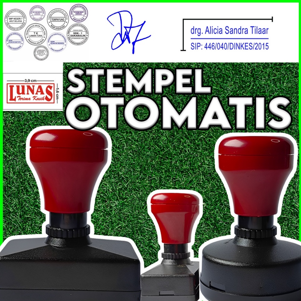 

Stempel Flash Stampel Otomatis Stampel Logo Stempel Dokter Stempel Instansi Stempel Tanda Tangan