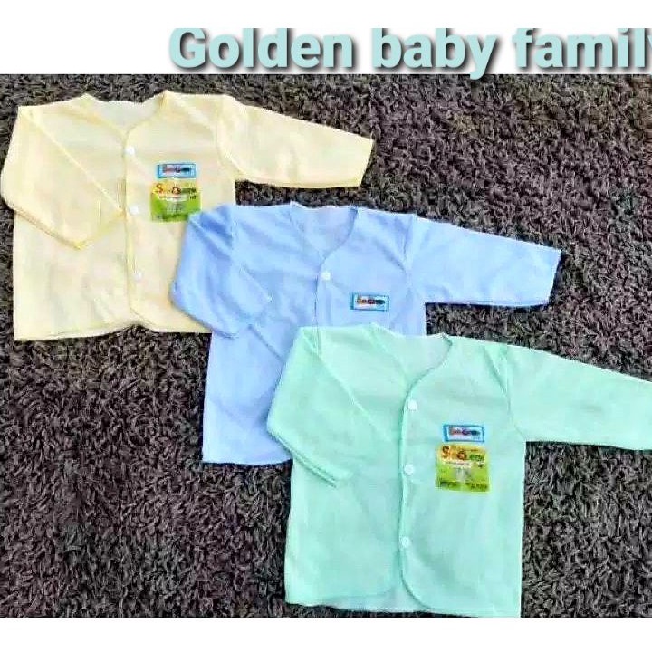 TERMURAH Baju Lengan Panjang Shaqueen  Zahdan Sn Warna Polos Newbron