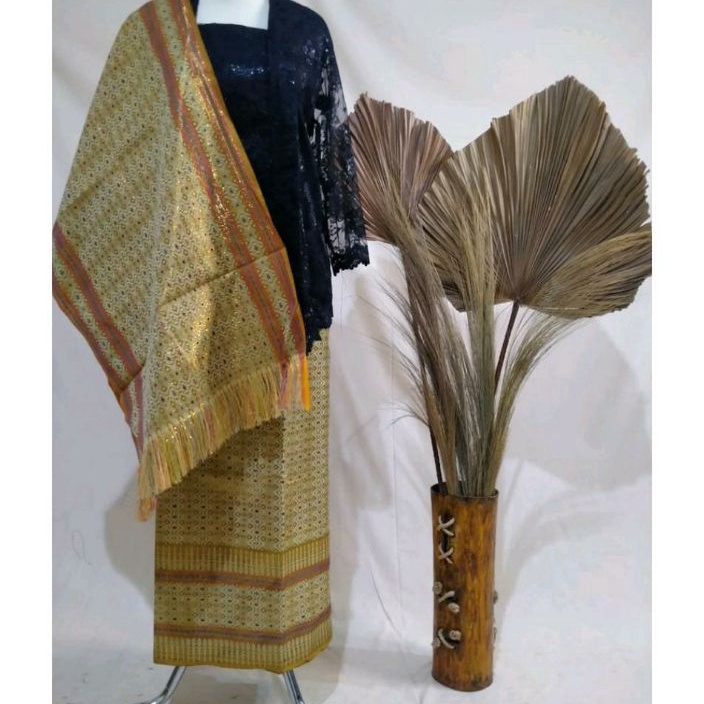 DISKON KAIN SONGKET THAILAND 1 SET ROK  SELENDANG  BAHAN SONGKET STELAN ROK  SELENDANG  BAHAN SONGKE