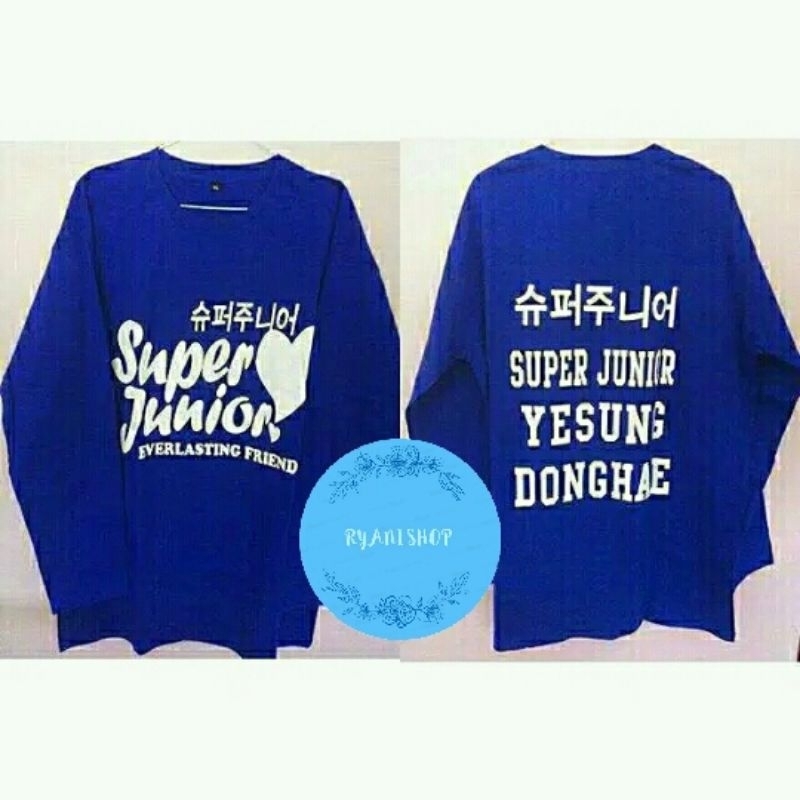 TSHIRT KAOS SUPER JUNIOR SJ ELF SUJU SIWON LEETEUK HEECHUL KYUHYUN RYEOWOOK YESUNG SHINDONG DONGHAE 