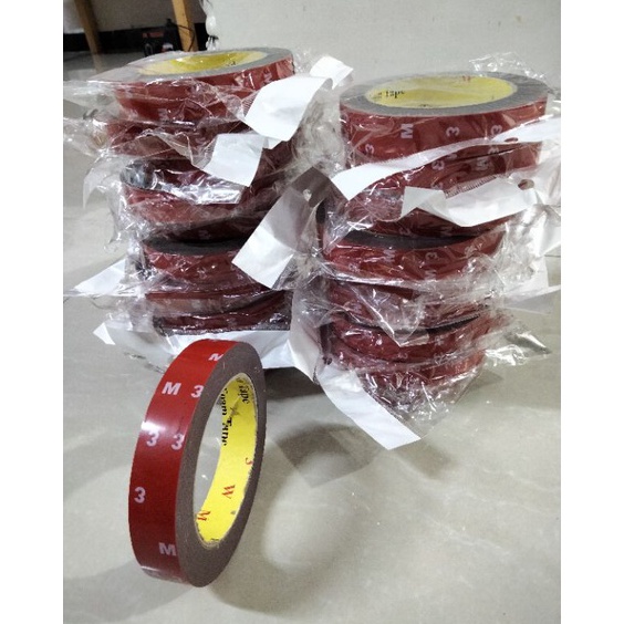 

Seller double tape lem bolak balik perekat 3 m
