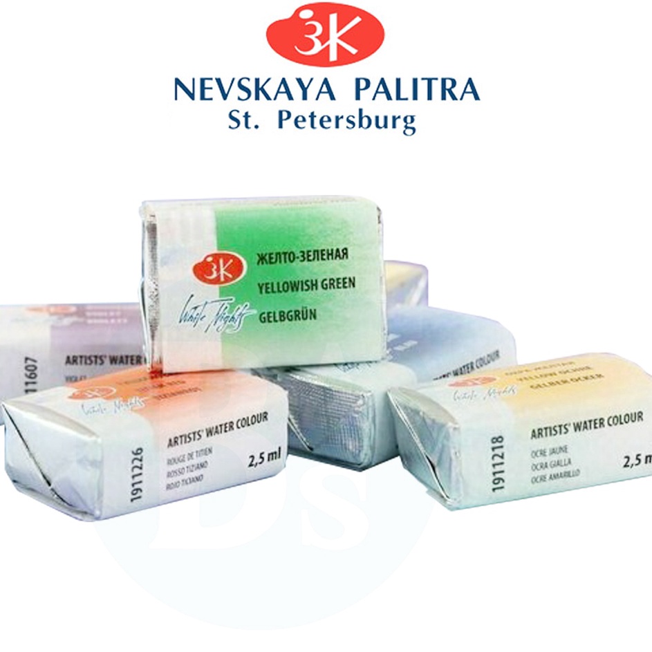 

Nevskaya Palitra Watercolor Plastic Pan Ukuran 25cm Series A 12 White Night 1 Original Peralatan Melukis Terlaris dari BAS Bali Art Supplies Jaka