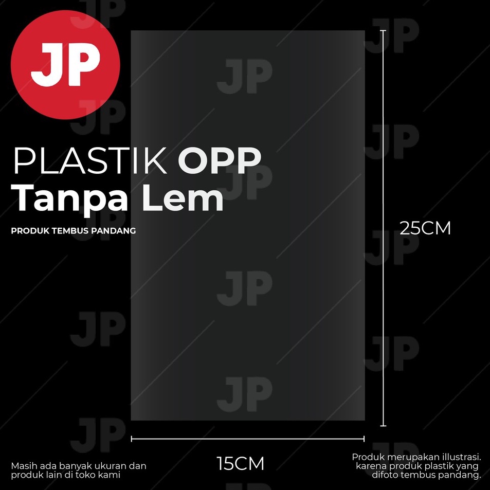 

Trendy Plastik OPP Kiloan Ukuran 15x25 Tanpa Lem untuk souvenir packing dll