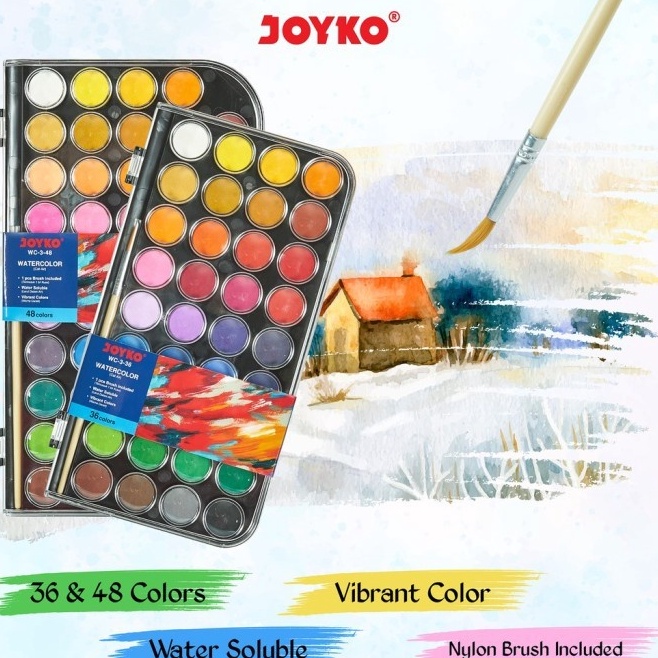 

Hot Sale Cat Air Watercolour Set Joyko 48 WC3
