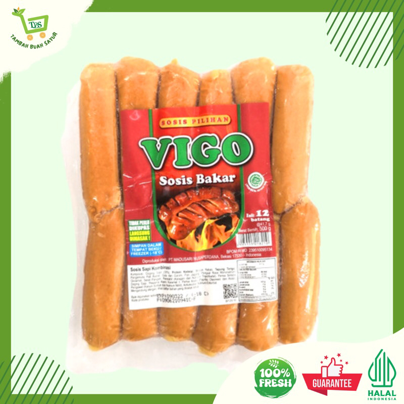 

VIGO SOSIS SAPI BAKAR ISI 12 500 GR | Tambah Buah Sayur