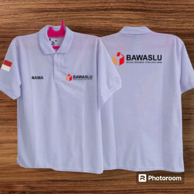 Baju / Kaos Bawaslu Lengan Pendek