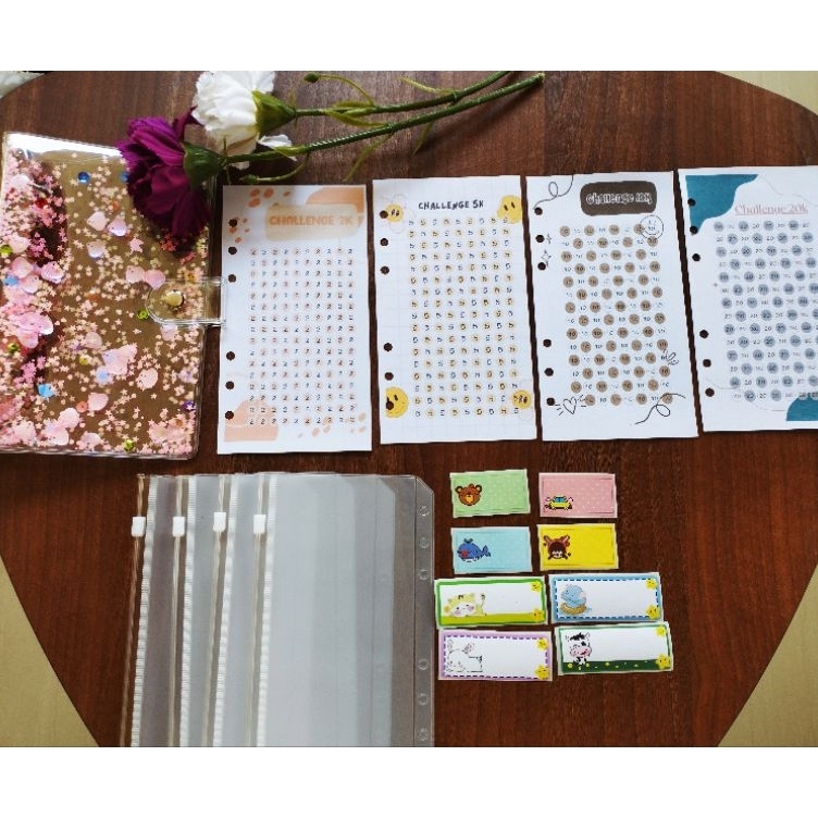 

Seller Paket Binder A6 Hemat 4 Ziplock Menabung Dirumah Saving Challenge Binder Keuangan