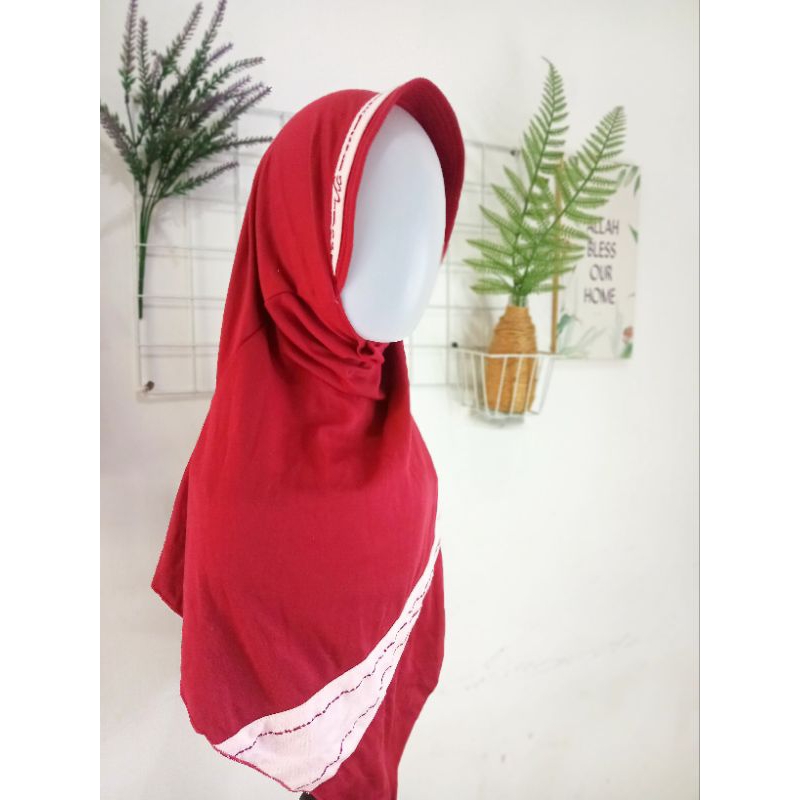 [FLASH SALE] Jilbab Rabbani Kaos Size S Like New Preloved | Kerudung Rabbani | Jilbab Sekolah | Keru