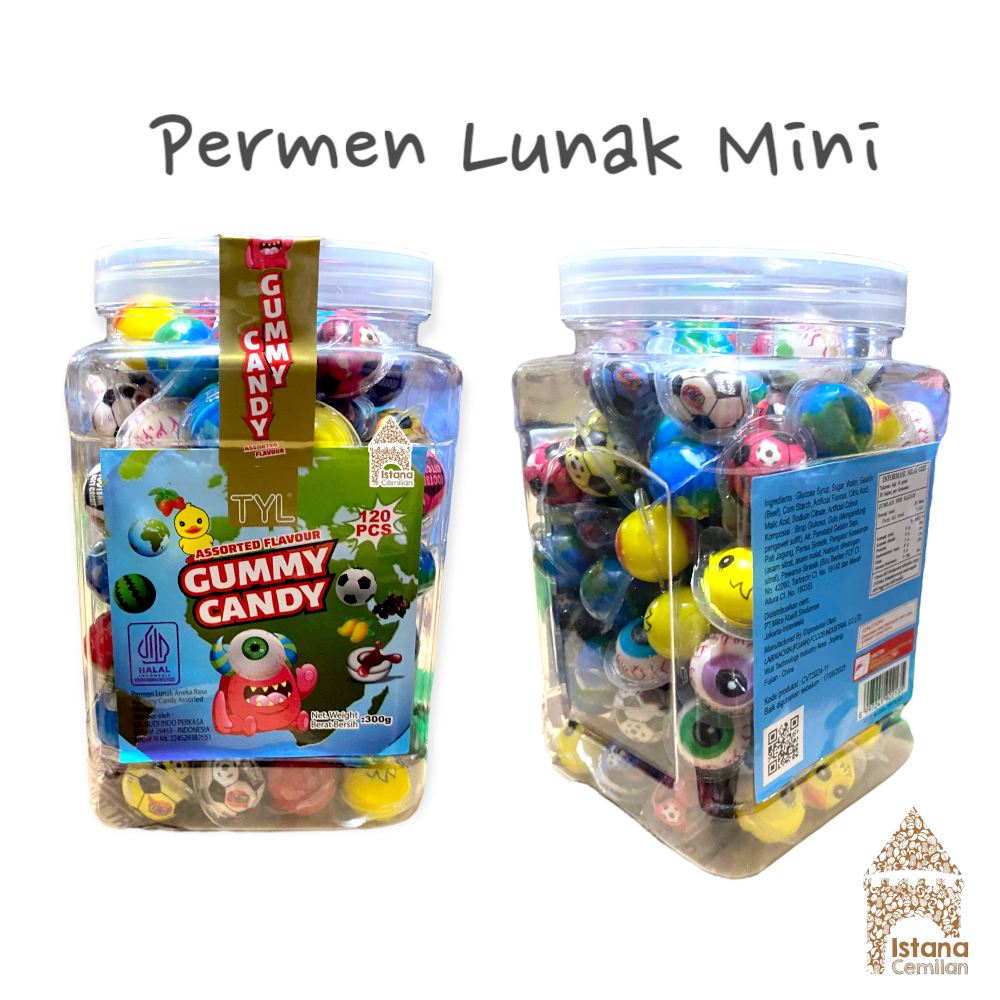 

TYL Gummy Candy Permen Lunak Mini Viral Toples (isi 120 pcs)