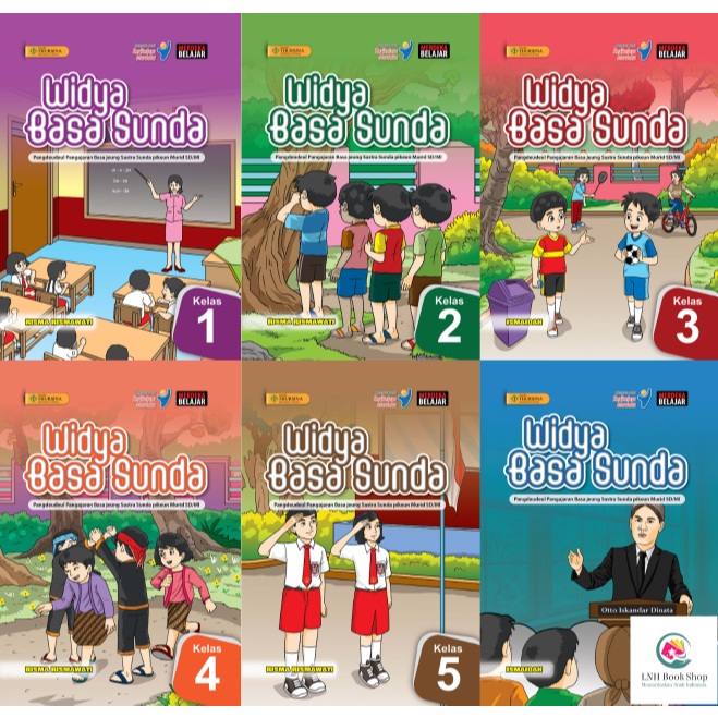 Buku Paket Bahasa Sunda/Widya Basa Sunda/Warangka/Piwejang SD Kelas 1,2,3,4,5,6 Kurikulum Merdeka/Ku