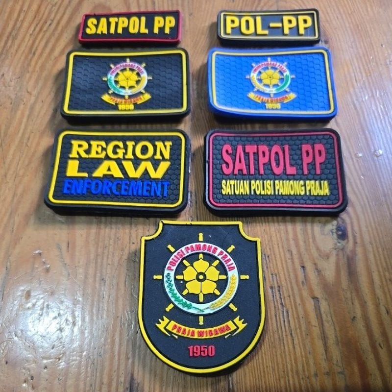 Patch Rubber logo Satpol PPl