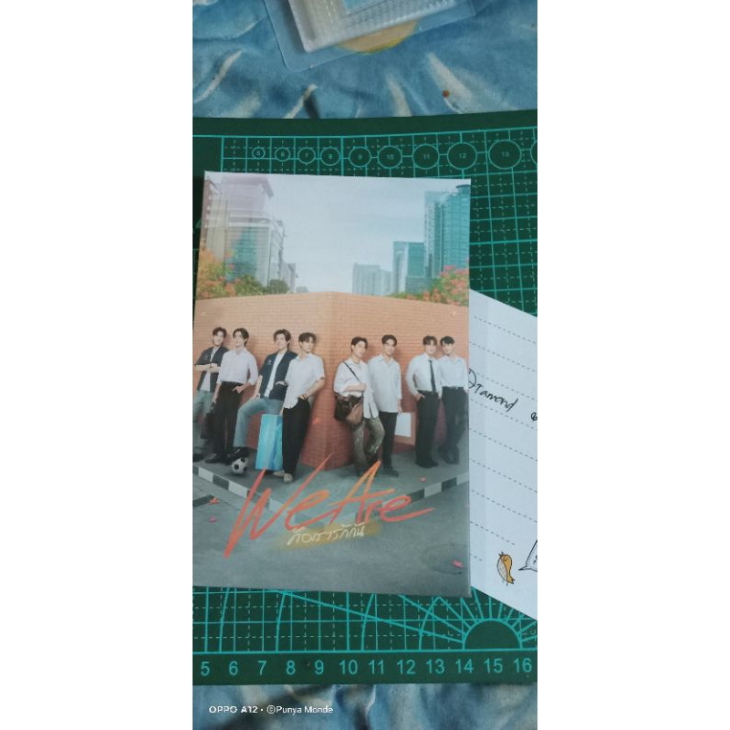 POSTCARD WE ARE THE SERIES PONDPHUWIN AOUBOOM WINNYSATANG MARCPOON
