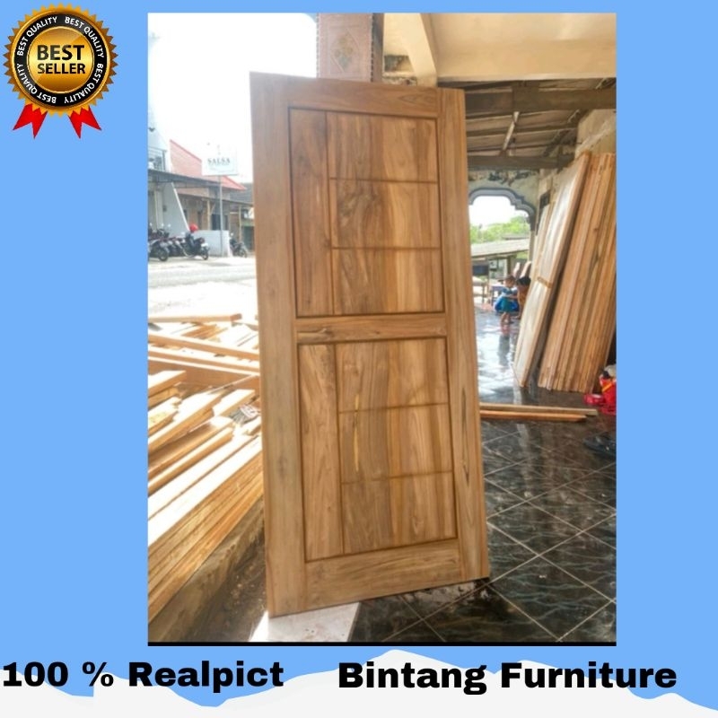 Daun Pintu Kayu Mahoni Pintu Utama Pintu Kamar Murah