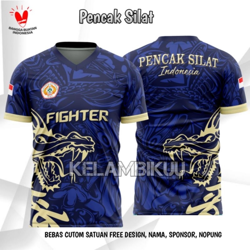 JERSEY PENCAK SILAT TERBARU/BAJU PENCAK SILAT MURAH/JERSEY PENCAK SILAT CUSTOM/KAOS PENCAK SILAT