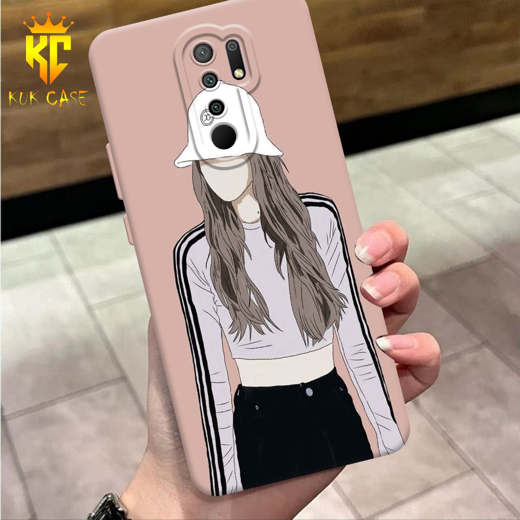Case Motif REDMI 9 Aesthetic Bahan Softcase silicon Lentur - Skin /  Casing Handpone