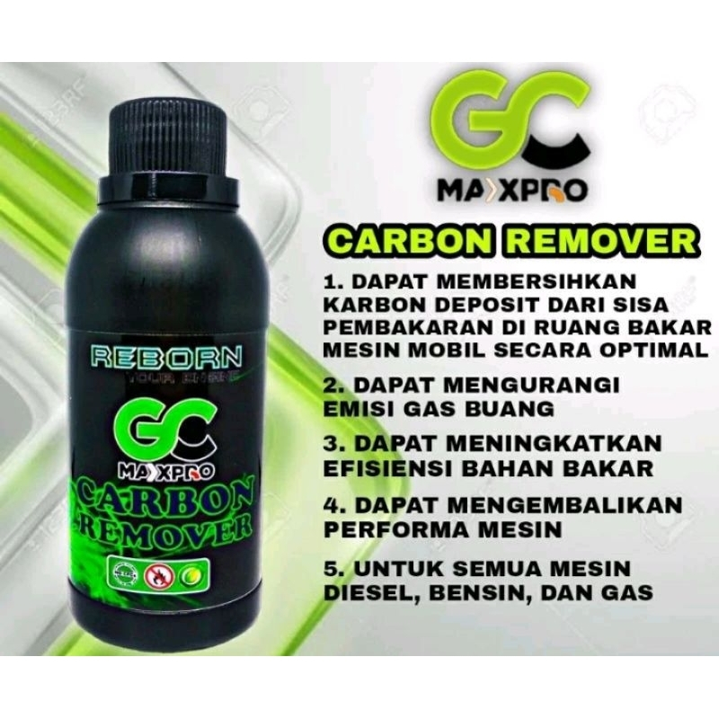 GC maxpro carbon removal carbon piston cleaner gurah mesin bensin diesel tune up