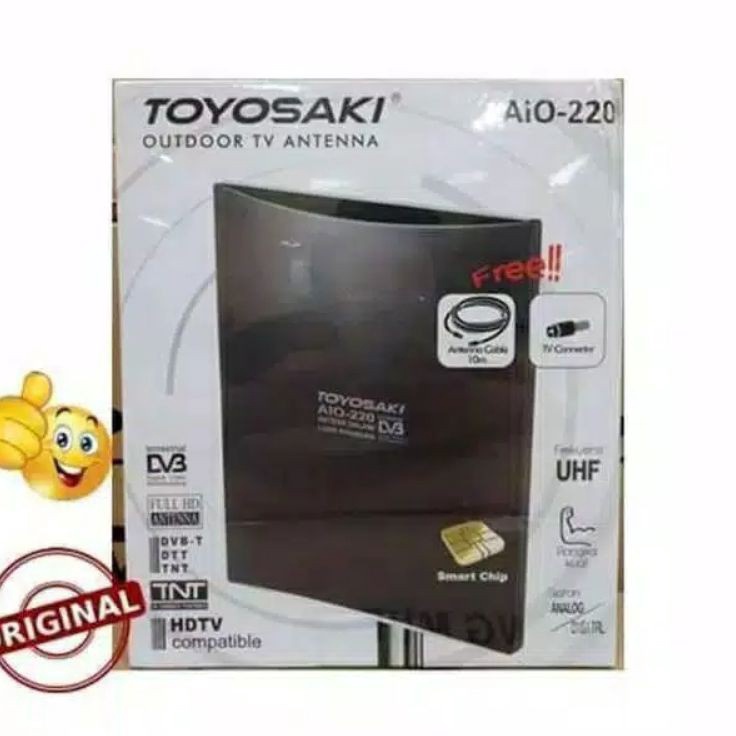 Jual Antena Tv Digital toyosaki aio 22  antena tv indoor  antena tv outdoor  antena digital antena T