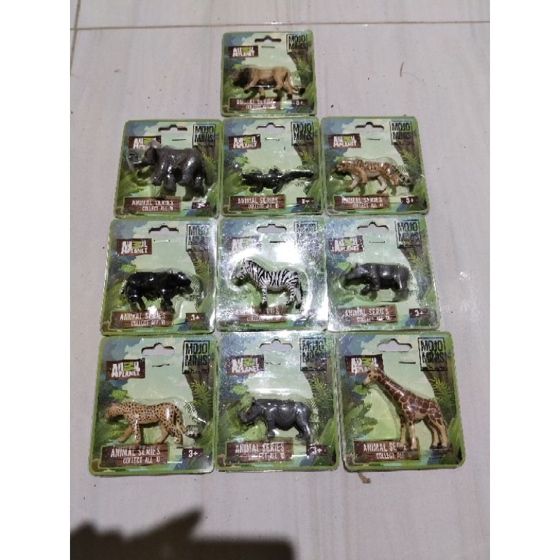 Miniatur Figure Hewan Animal Planet Mojo Minis