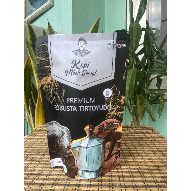 

Kopi Bubuk Premium Robusta Tirtoyudo Mbah Soerat 200gram