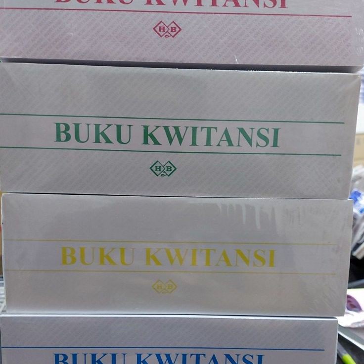

Jual kwitansi kecil merk hb tertera 1 pack isi 1 buku