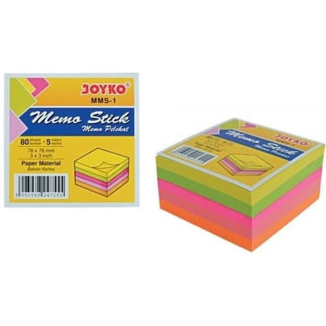 

Ready Sticky Notes Memo 4 Warna Pastel Joyko MMS1 MMS1P MURAH