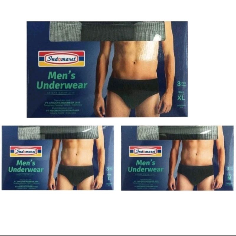 Indomaret Celana Dalam Pria isi 3