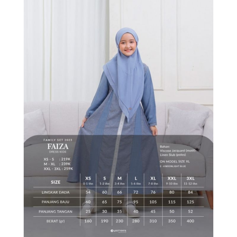 Yasmeera Faiza Dress Kids