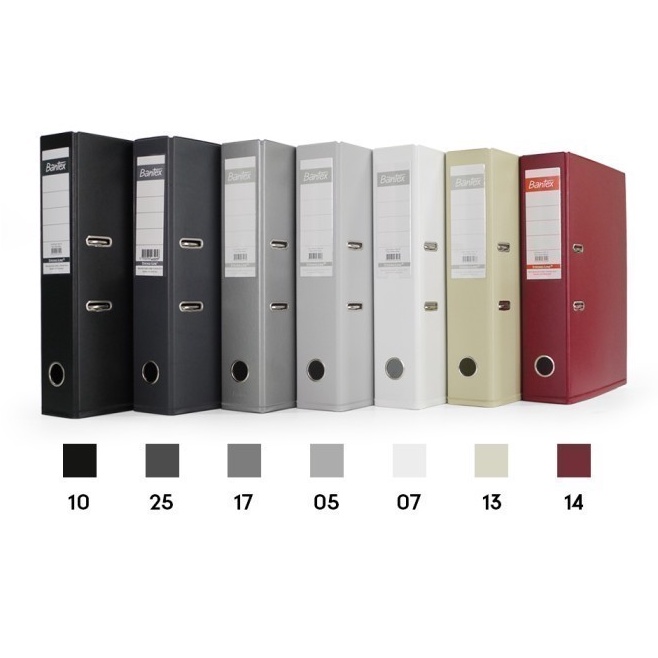 

Bantex Lever Arch File Ordner Plastic 7cm A4 7 MM NEUTRAL 145