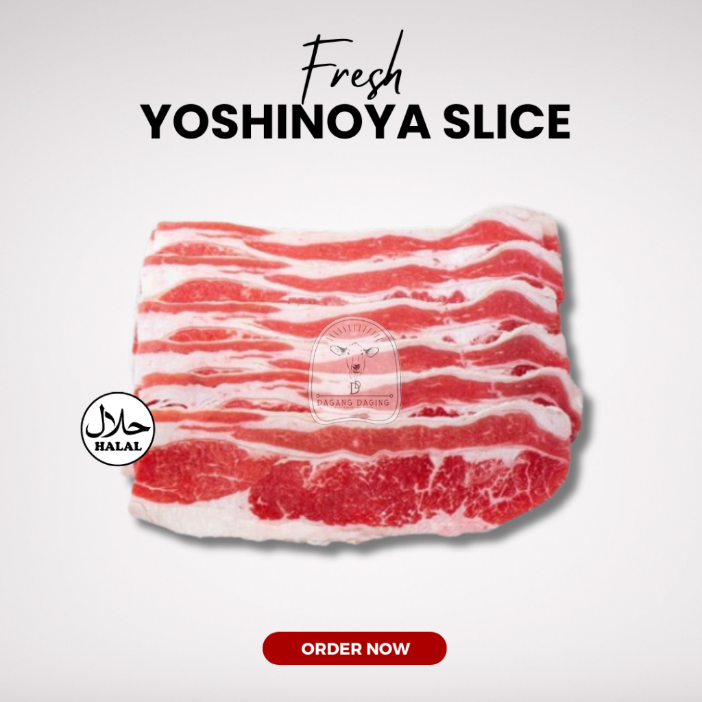 

Daging Sapi Yoshinoya Slice Fresh Halal 1kg
