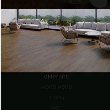 Granit Roman 15x60 dMeranti 3 varian( motif urat kayu exotic model vynil sntu rayap) Grade A