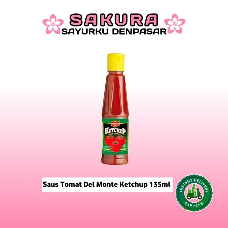 

Saus Tomat Del Monte Ketchup 135ml - SAKURA