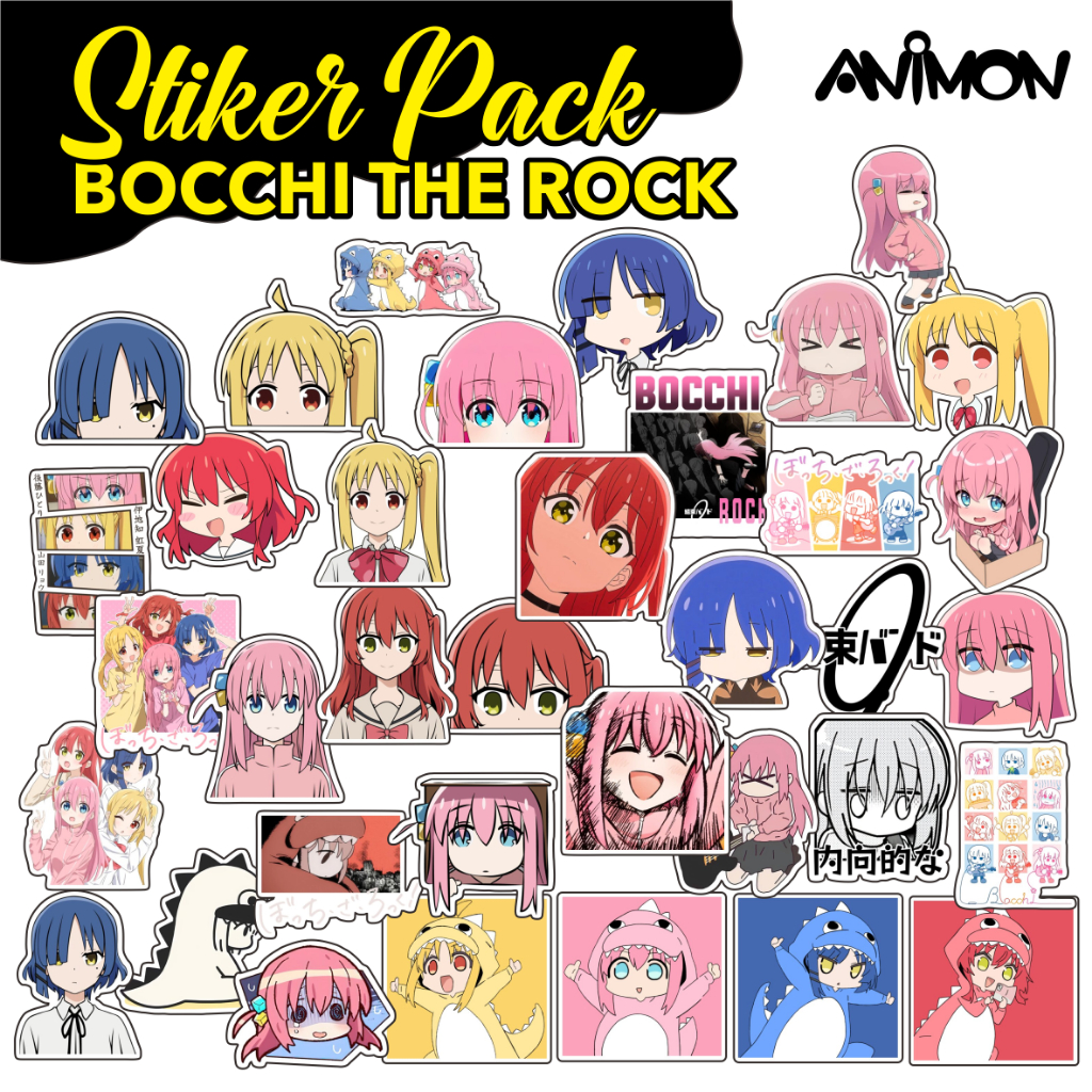 

Stiker Sticker Pack Anime Paket Bundle Set Bocchi The Rock