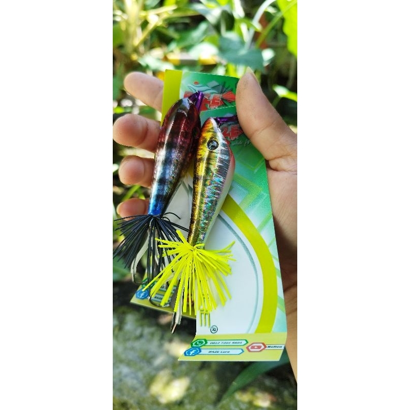wtd geol retle baze lure 7cm motif toman dan hologram
