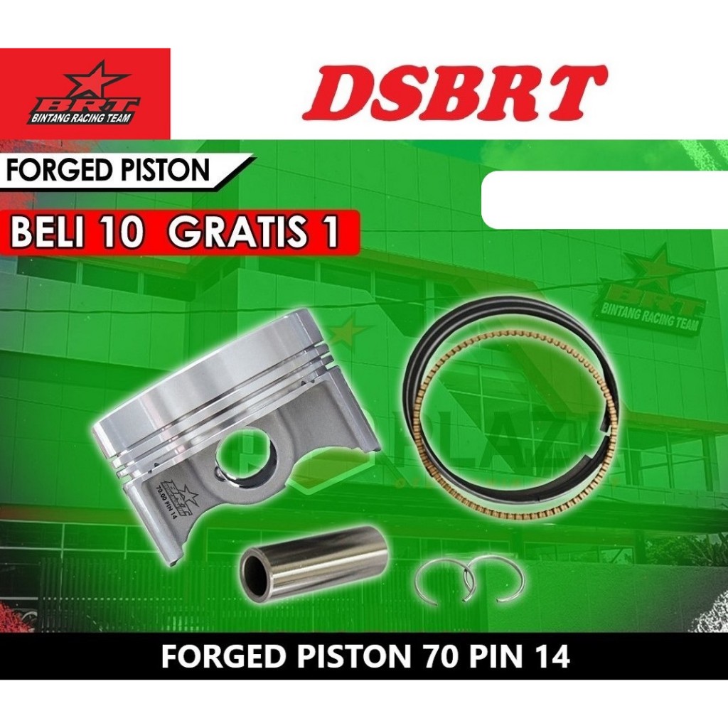 FORGED PISTON BRT 70mm 70.00 PEN PIN 14