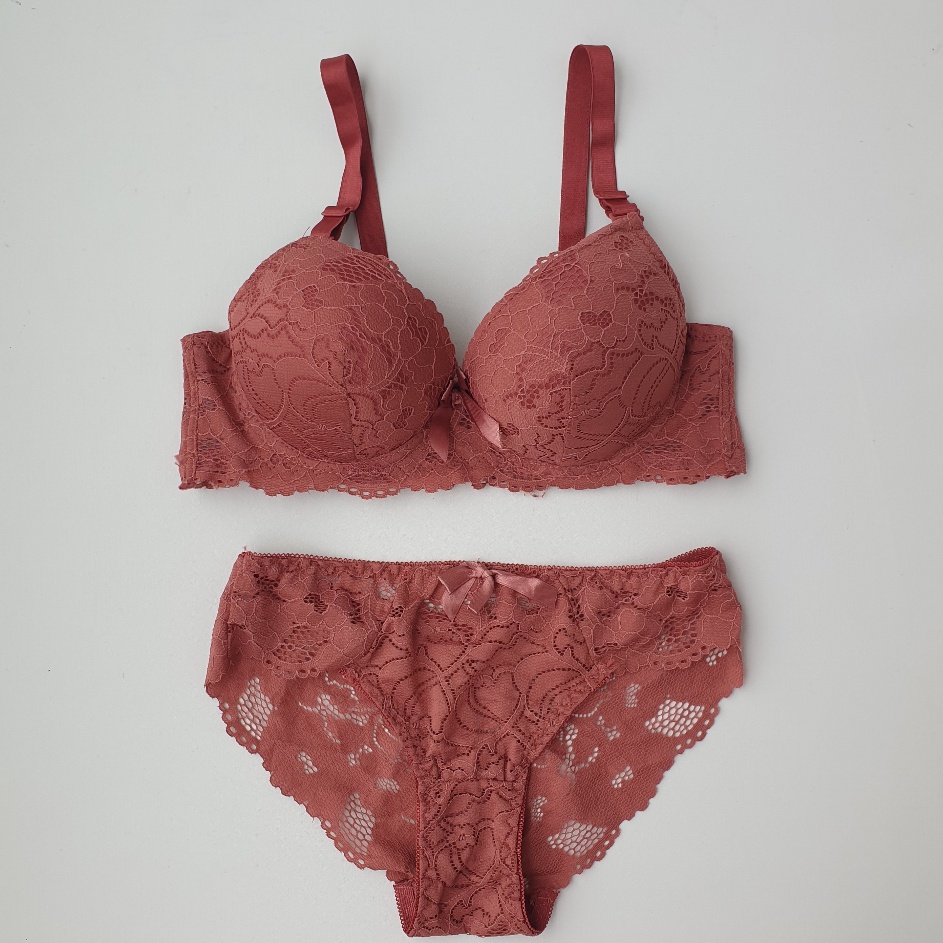 Set Bh Dan Celana Seksi Premium Busa Tebal Setelan Bra Wanita
