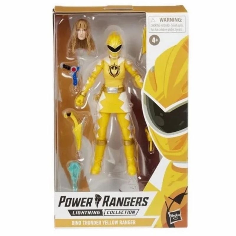 POWER RANGERS LIGHTNING COLLECTION DINO THUNDER YELLOW RANGER ACTION FIGURE ORI HASBRO