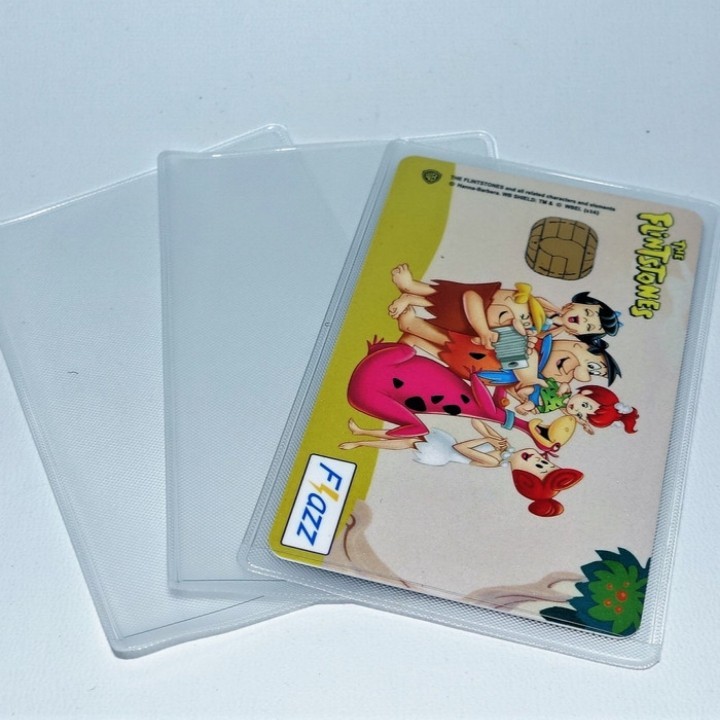 

plastik cover pelindung Kartu Nama ATM SIM KTP anti lecet card protect