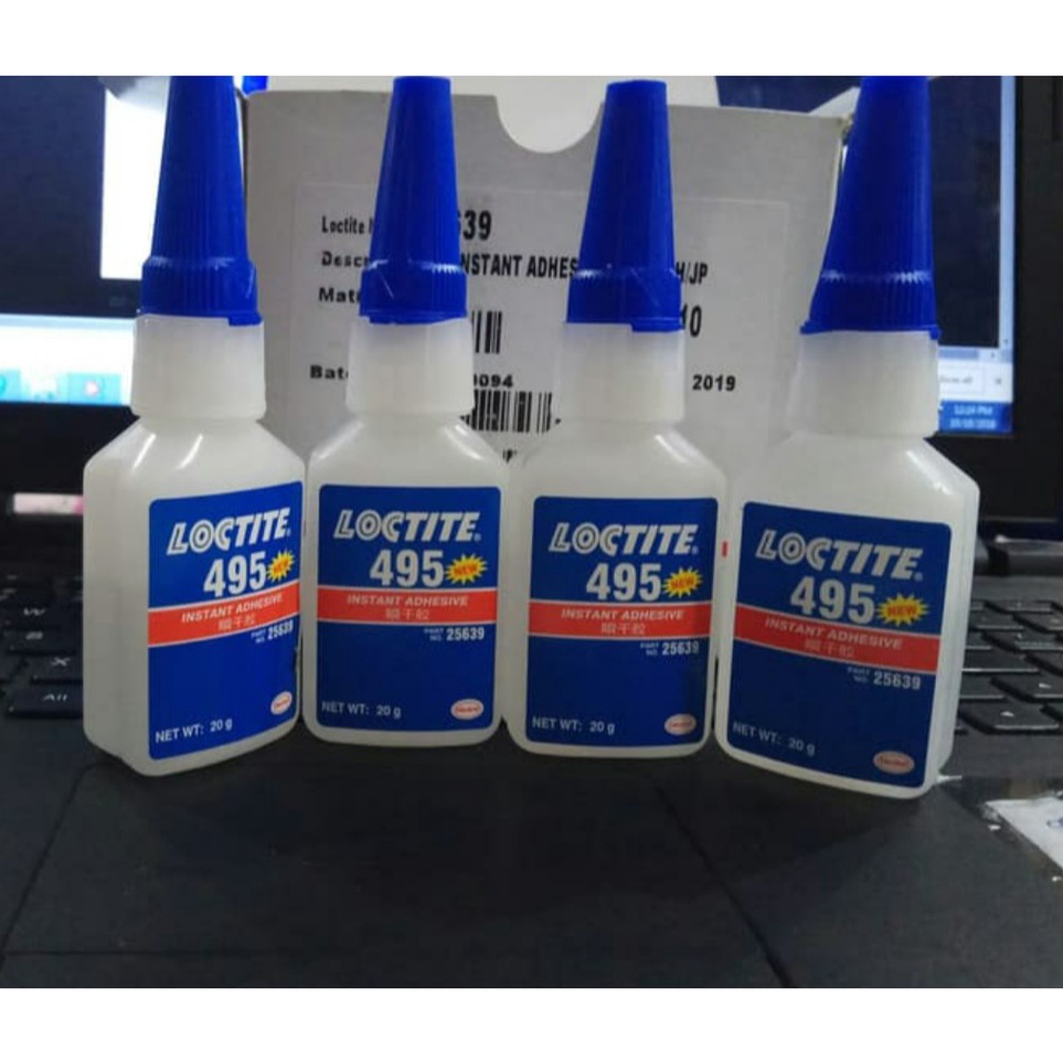 

Produk Keren Locktite 495 2g lem material karet 2ml