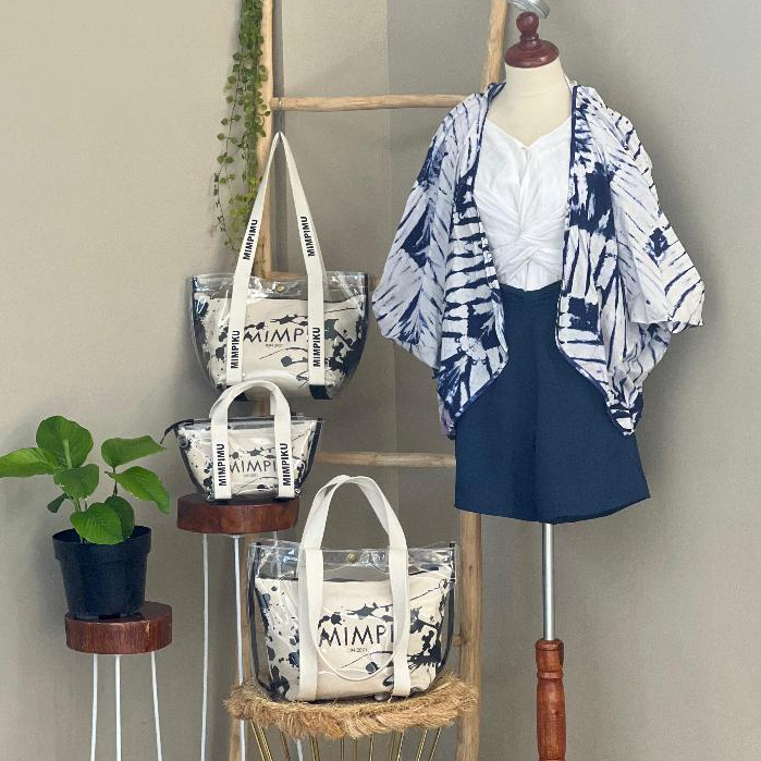 Tas Wanita | Tas Selempang | Totebag Cahaya | Mimpi Bags Transparan