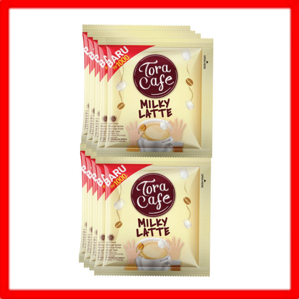 

KOPI TORACAFFE MILKY LATTE 10 RENCENG