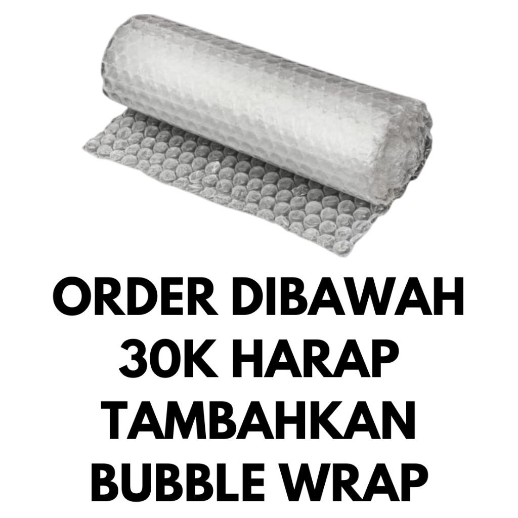 

BUBBLE WRAP_PACKING TAMBAHAN JIKA ORDER <30K
