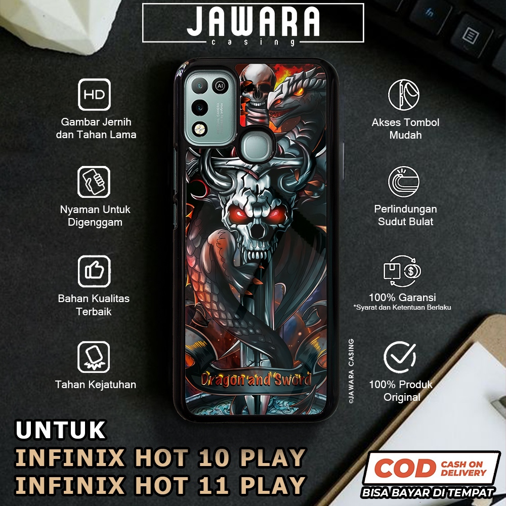 Case Infinix Hot 10 Play 11 Play Casing Infinix Hot 10 Play 11 Play [SKLL] Premium Glossy Case Hp In