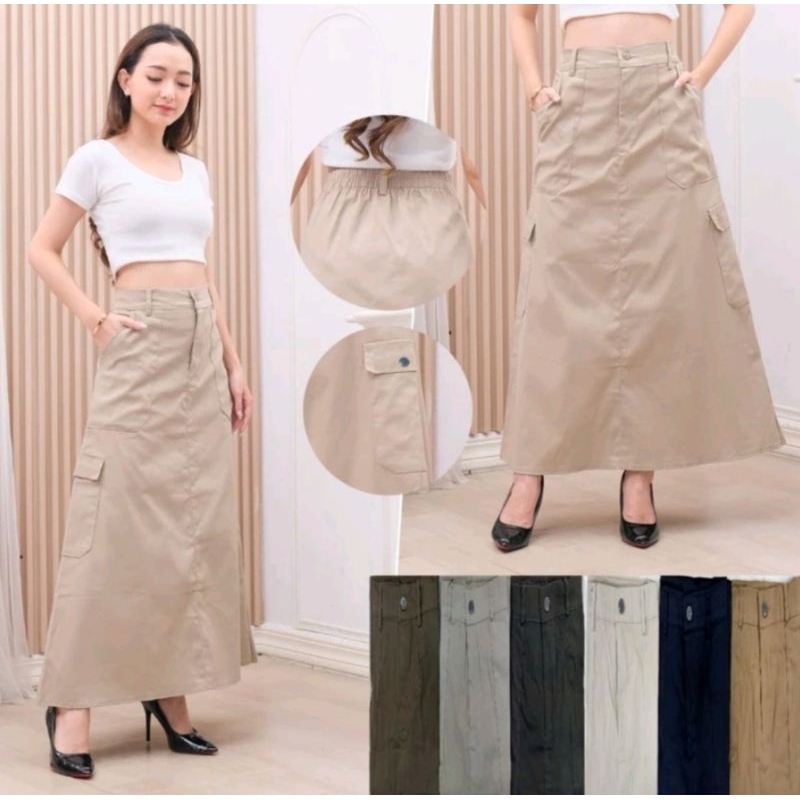 Rok Cargo katun twill stretch