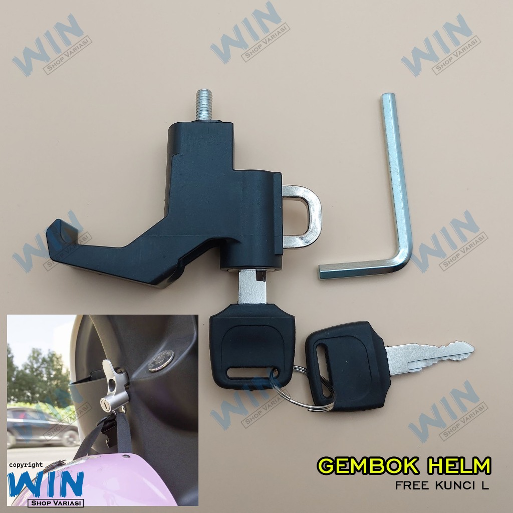 gembok helm anti maling-gembok helm-gantungan helm stang motor-kunci helm