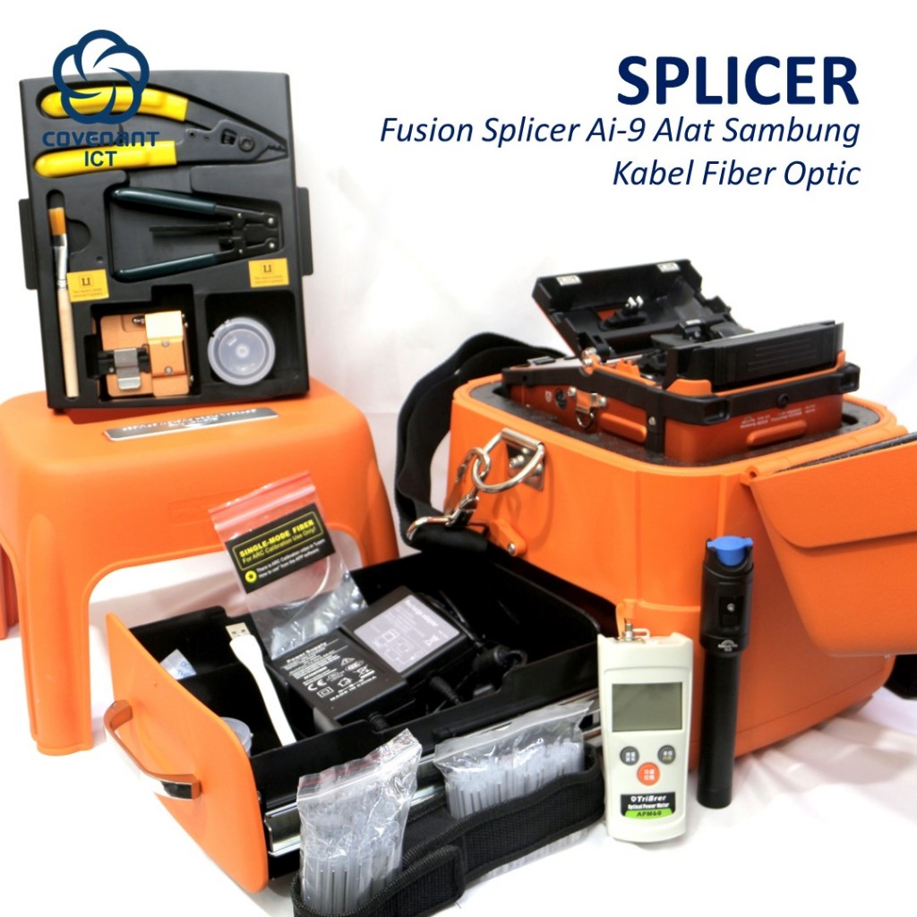 Splicer Fusion Splicer Ai-9 Alat Sambung Kabel Fiber Optic