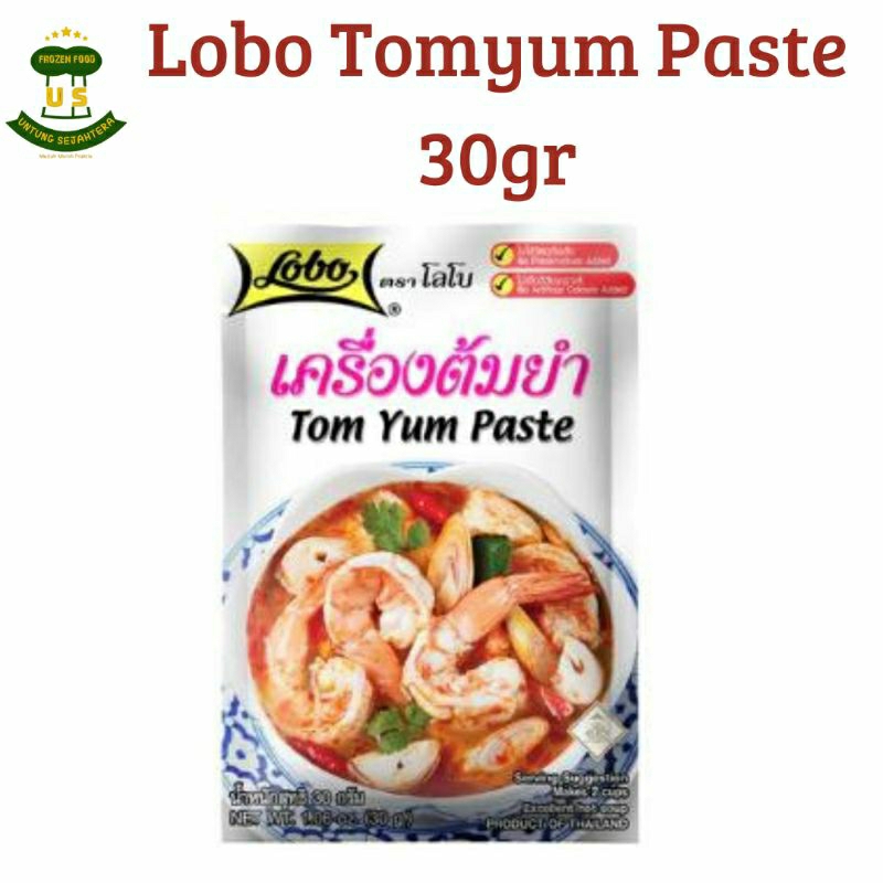 

Tomyum Paste Lobo Tomyum Paste 30gr Bumbu Tomyam Instan Tomyam bumbu cepat saji tom yam Lobo