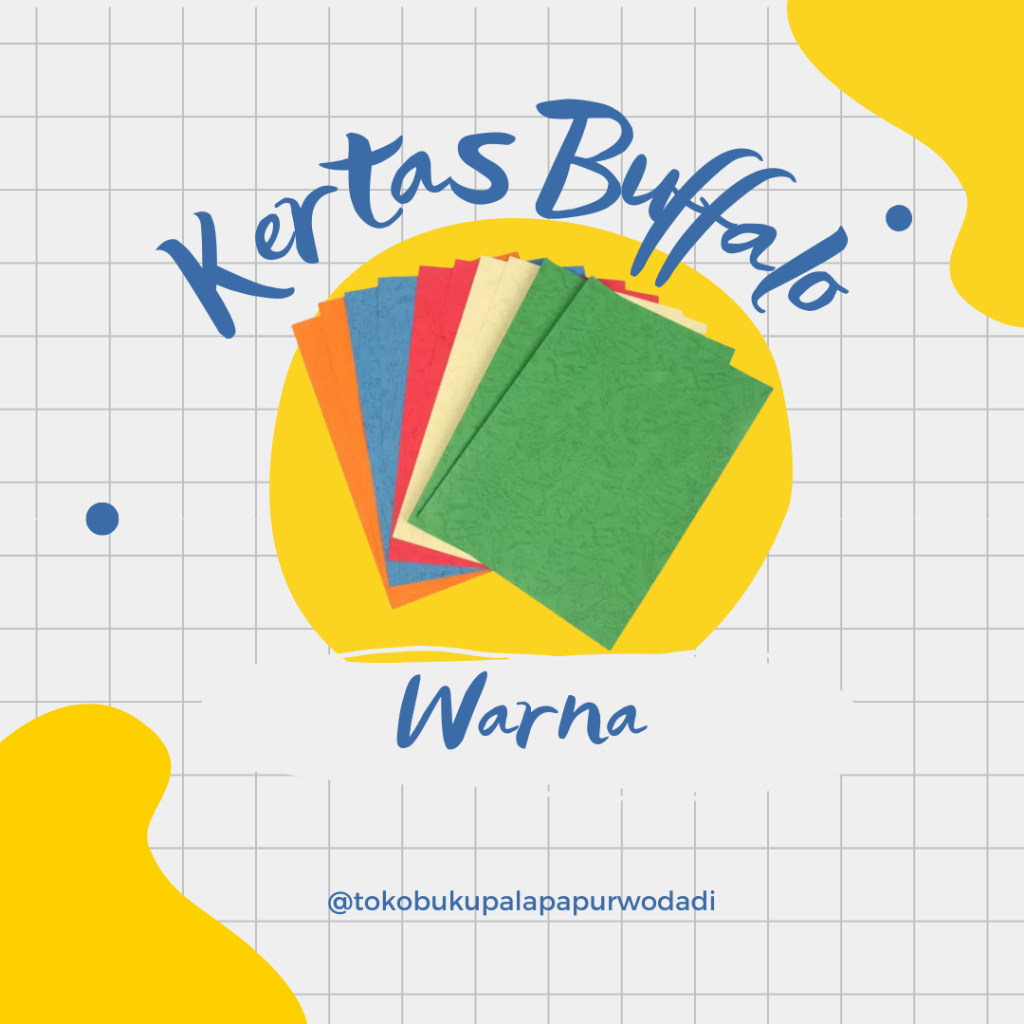 

Kertas Buffalo/Bufalo/Bufallo ASEANA F4 Warna isi 100 lembar